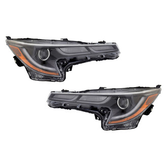 TYC® - Driver and Passenger Side Replacement Headlight Set (Standard Line)