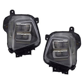 TYC® - Driver and Passenger Side Replacement Headlight Set (CAPA Certified)