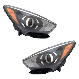 TYC® - Driver and Passenger Side Replacement Headlight Set (CAPA Certified)