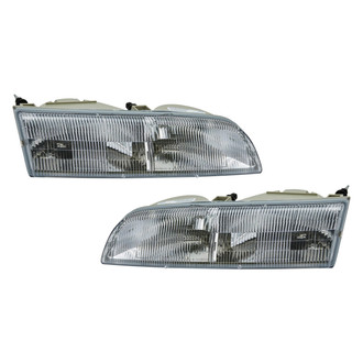 TYC® - Driver and Passenger Side Replacement Headlight Set (Standard Line)