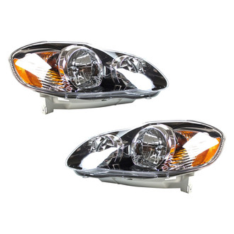 TYC® - Driver and Passenger Side Replacement Headlight Set (CAPA Certified)