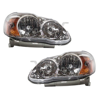 TYC® - Driver and Passenger Side Replacement Headlight Set (Standard Line)