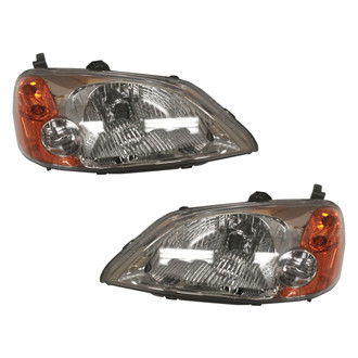 TYC® - Driver and Passenger Side Replacement Headlight Set (Standard Line)