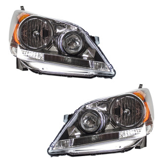 TYC® - Driver and Passenger Side Replacement Headlight Set (CAPA Certified)