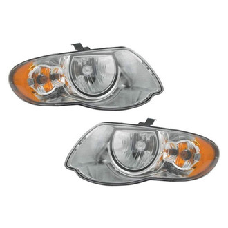 TYC® - Driver and Passenger Side Replacement Headlight Set (Standard Line)