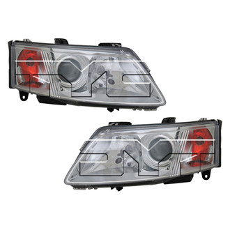 TYC® - Driver and Passenger Side Replacement Headlight Set (CAPA Certified)
