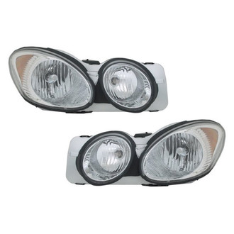 TYC® - Driver and Passenger Side Replacement Headlight Set (CAPA Certified)
