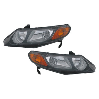 TYC® - Driver and Passenger Side Replacement Headlight Set (CAPA Certified)