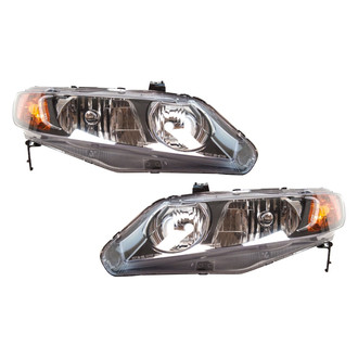 TYC® - Driver and Passenger Side Replacement Headlight Set (CAPA Certified)