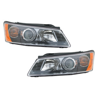TYC® - Driver and Passenger Side Replacement Headlight Set (Standard Line)