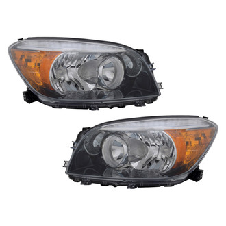 TYC® - Driver and Passenger Side Replacement Headlight Set Lens and Housing (CAPA Certified)