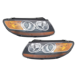 TYC® - Driver and Passenger Side Replacement Headlight Set (Standard Line)