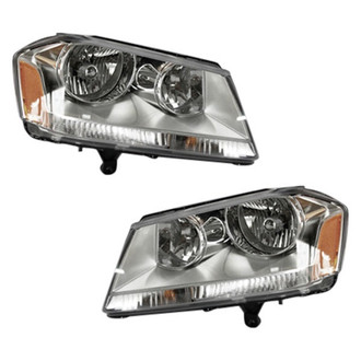 TYC® - Driver and Passenger Side Replacement Headlight Set (CAPA Certified)