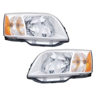 TYC® - Driver and Passenger Side Replacement Headlight Set (CAPA Certified)