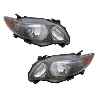 TYC® - Driver and Passenger Side Replacement Headlight Set (CAPA Certified)