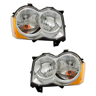 TYC® - Driver and Passenger Side Replacement Headlight Set (CAPA Certified)