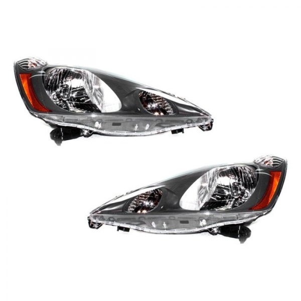 TYC® - Driver and Passenger Side Replacement Headlight Set, Honda Fit