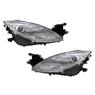 TYC® - Driver and Passenger Side Replacement Headlight Set (CAPA Certified)