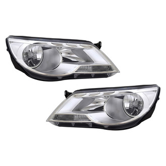 TYC® - Driver and Passenger Side Replacement Headlight Set (Standard Line)