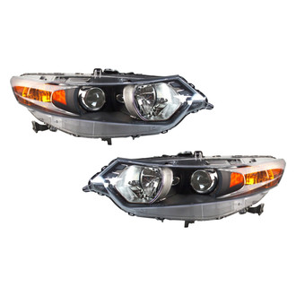 TYC® - Driver and Passenger Side Replacement Headlight Set (CAPA Certified)