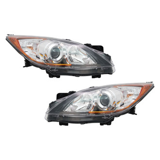 TYC® - Driver and Passenger Side Replacement Headlight Set (CAPA Certified)