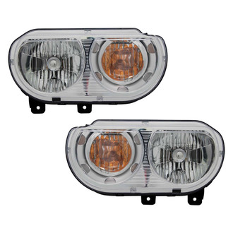 TYC® - Driver and Passenger Side Replacement Headlight Set (CAPA Certified)