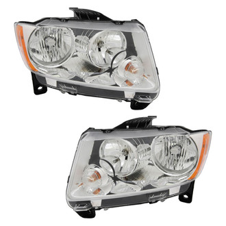TYC® - Driver and Passenger Side Replacement Headlight Set (Standard Line)