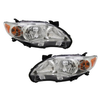 TYC® - Driver and Passenger Side Replacement Headlight Set (CAPA Certified)