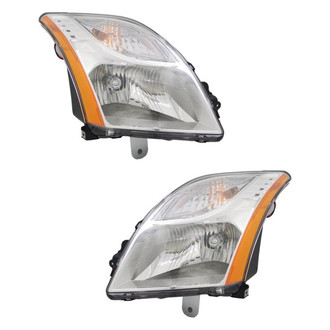 TYC® - Driver and Passenger Side Replacement Headlight Set (CAPA Certified)
