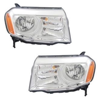 TYC® - Driver and Passenger Side Replacement Headlight Set (Standard Line)