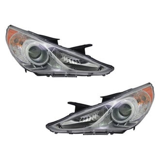 TYC® - Driver and Passenger Side Replacement Headlight Set (CAPA Certified)