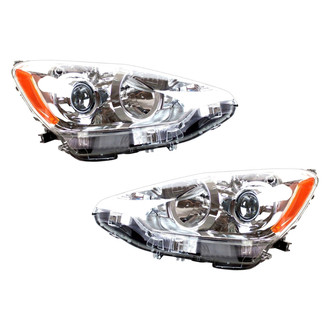 TYC® - Driver and Passenger Side Replacement Headlight Set (Standard Line)