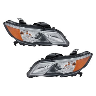 TYC® - Driver and Passenger Side Replacement Headlight Set Lens and Housing (CAPA Certified)