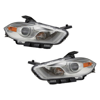 TYC® - Driver and Passenger Side Replacement Headlight Set (Standard Line)