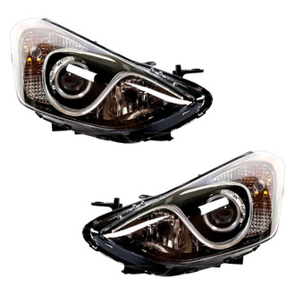 TYC® - Driver and Passenger Side Replacement Headlight Set (CAPA Certified)