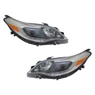 TYC® - Driver and Passenger Side Replacement Headlight Set (CAPA Certified)
