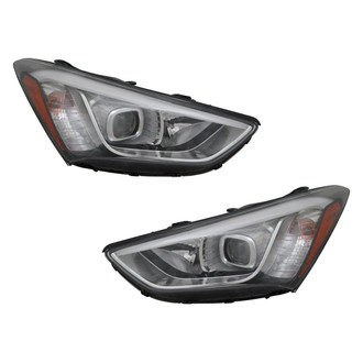 TYC® - Driver and Passenger Side Replacement Headlight Set (Standard Line)