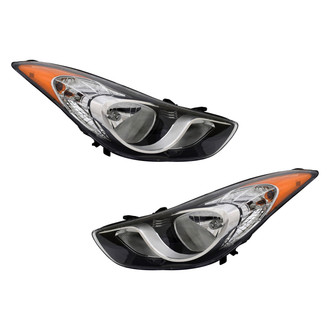 TYC® - Driver and Passenger Side Replacement Headlight Set (CAPA Certified)
