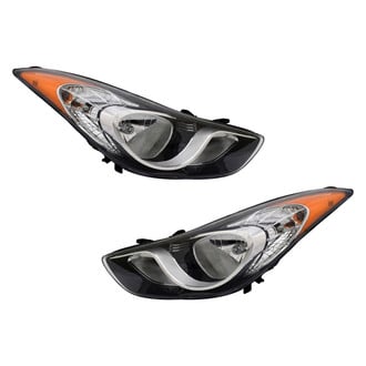 TYC® - Driver and Passenger Side Replacement Headlight Set (Standard Line)