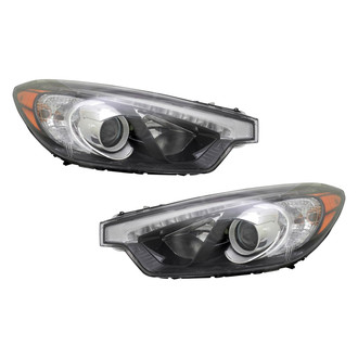 TYC® - Driver and Passenger Side Replacement Headlight Set (CAPA Certified)