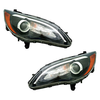 TYC® - Driver and Passenger Side Replacement Headlight Set (CAPA Certified)