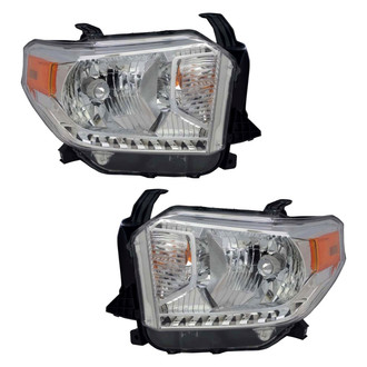 TYC® - Driver and Passenger Side Replacement Headlight Set (Standard Line)