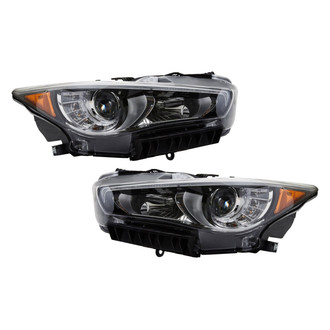 TYC® - Driver and Passenger Side Replacement Headlight Set (CAPA Certified)