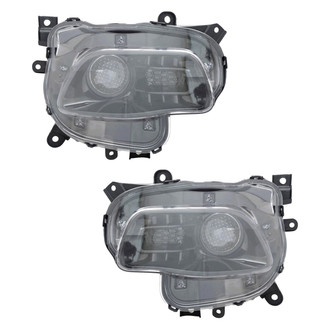 TYC® - Driver and Passenger Side Replacement Headlight Set (CAPA Certified)