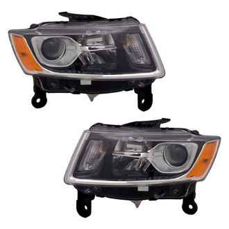 TYC® - Driver and Passenger Side Replacement Headlight Set (CAPA Certified)