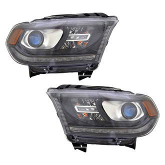 TYC® - Driver and Passenger Side Replacement Headlight Set (CAPA Certified)