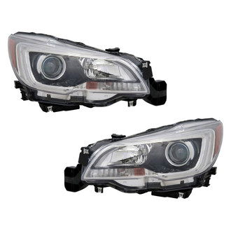 TYC® - Driver and Passenger Side Replacement Headlight Set (CAPA Certified)