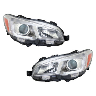 TYC® - Driver and Passenger Side Replacement Headlight Set (CAPA Certified)