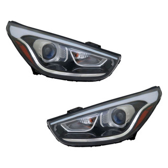 TYC® - Driver and Passenger Side Replacement Headlight Set (Standard Line)