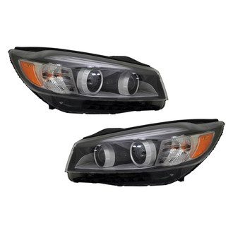 TYC® - Driver and Passenger Side Replacement Headlight Set (Standard Line)